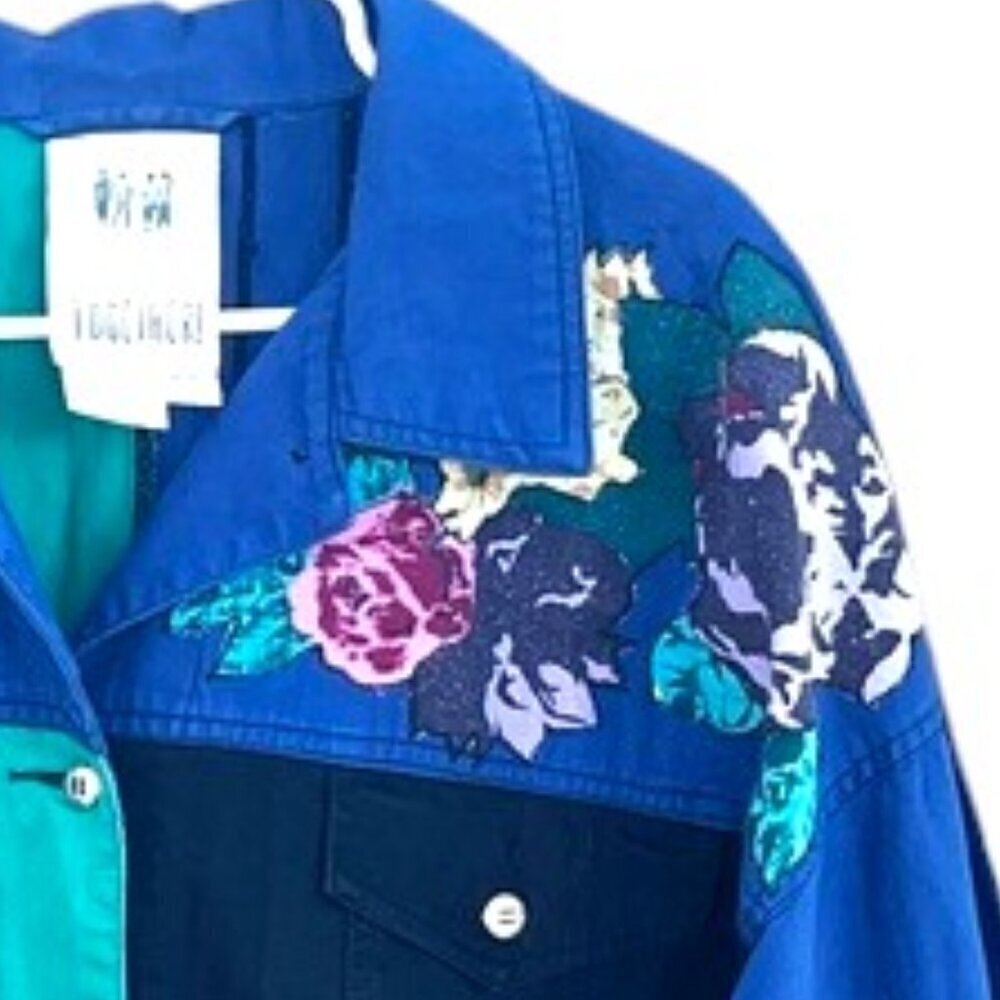 Vintage Together Modigliani Patchwork Floral Arts… - image 6